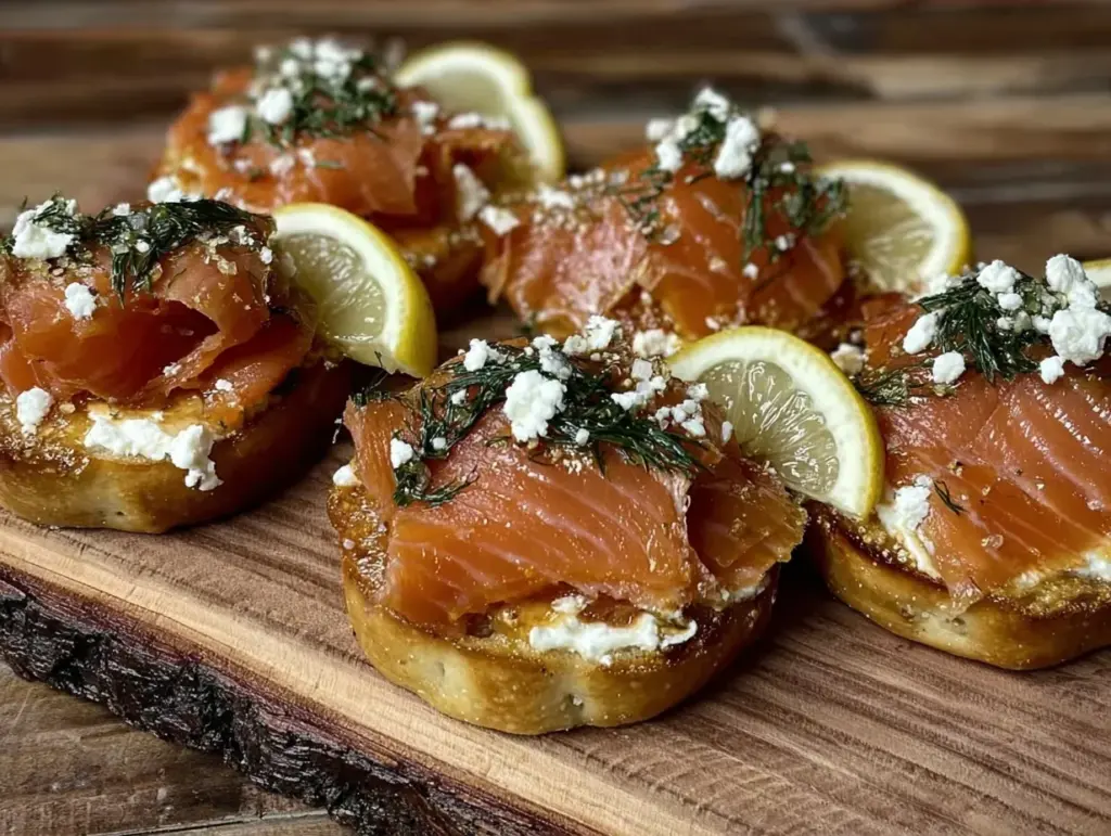 smoked salmon bagel board - featured image