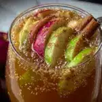 sparkling apple cider sangria - featured image