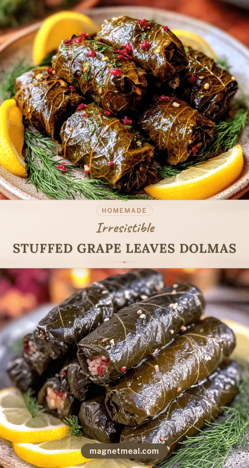 stuffed grape leaves dolmas recipe