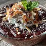 vegan chocolate avocado mousse - featured image