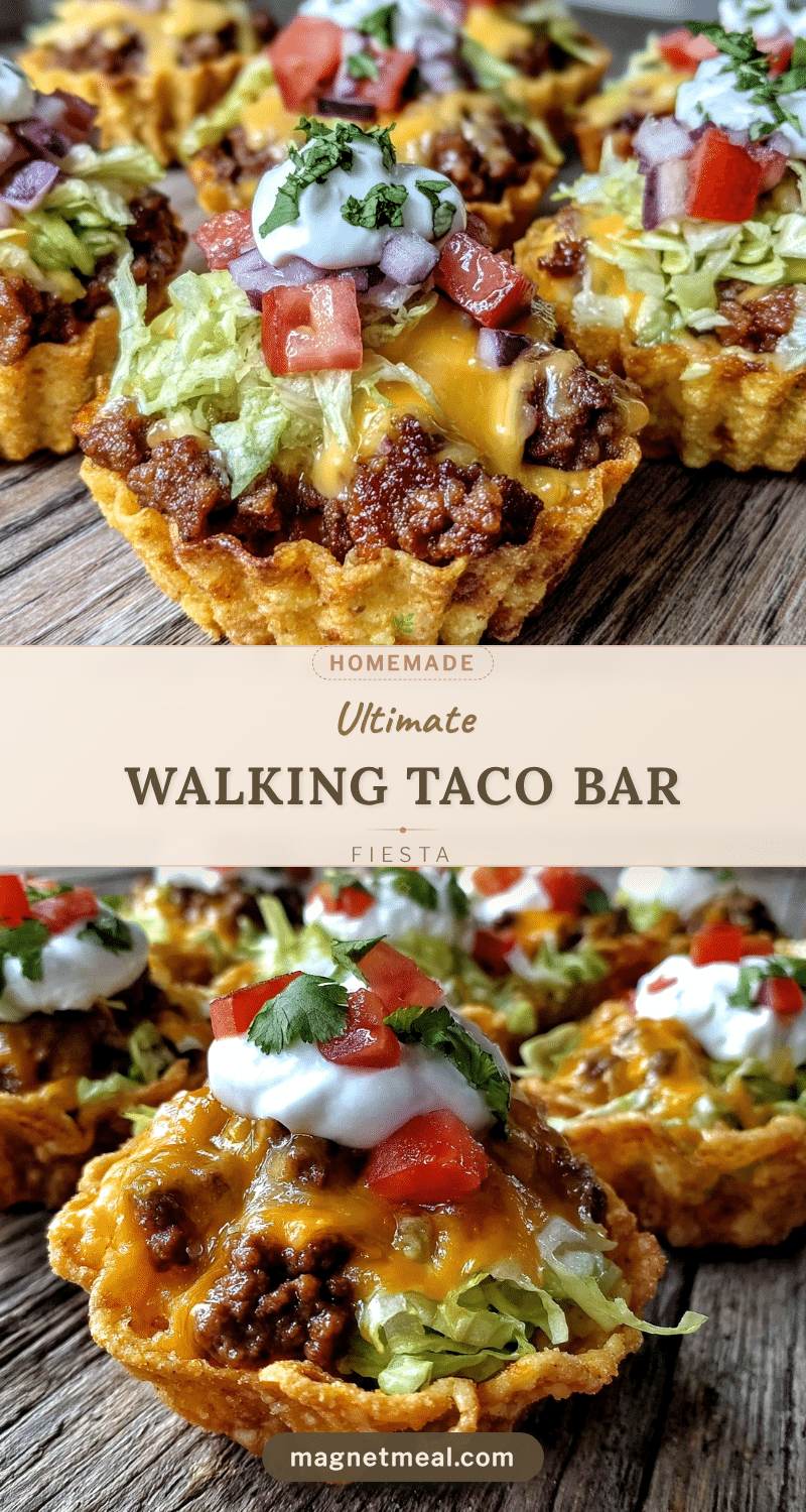 walking taco bar recipe