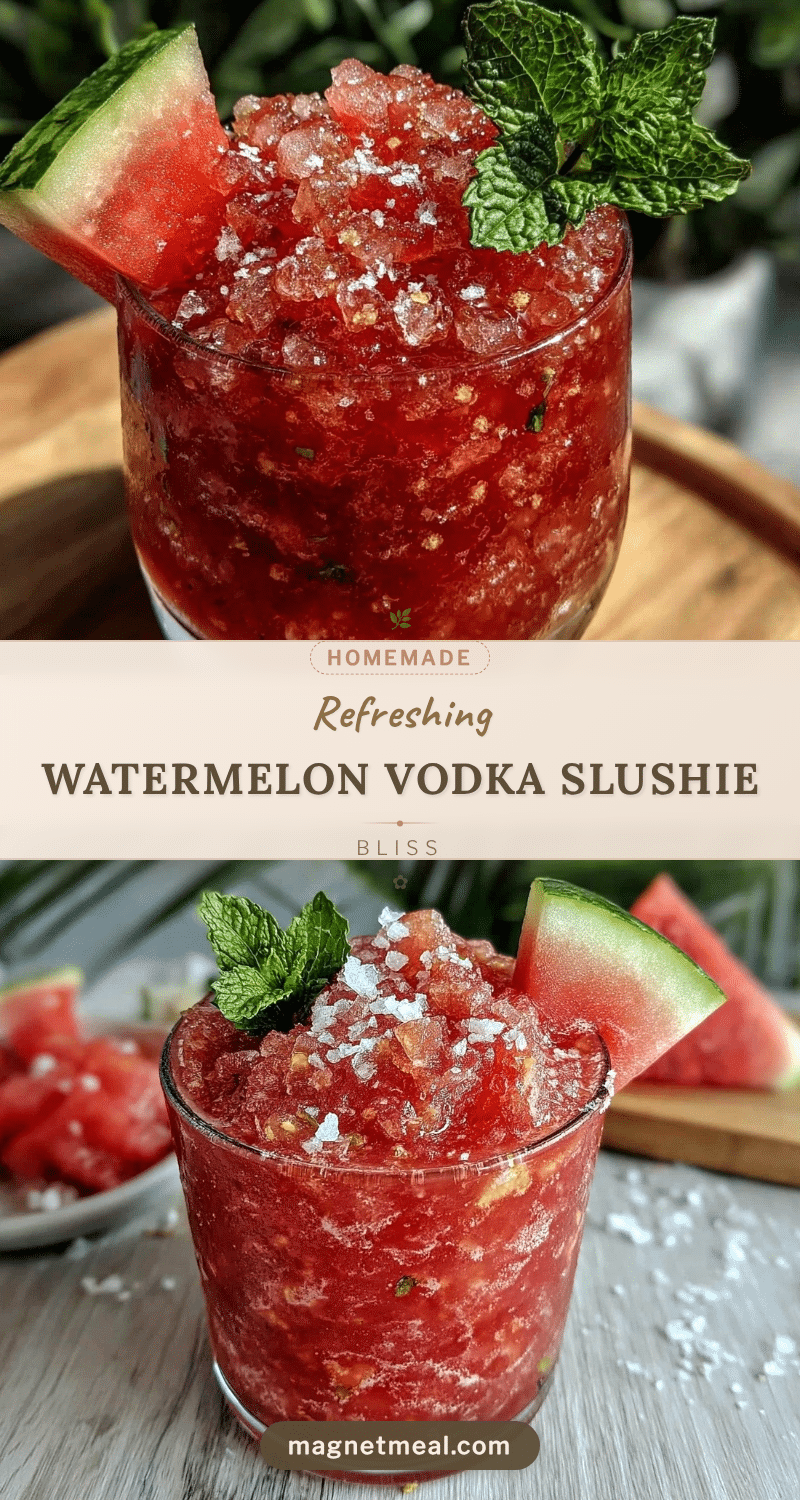 watermelon vodka slushie recipe
