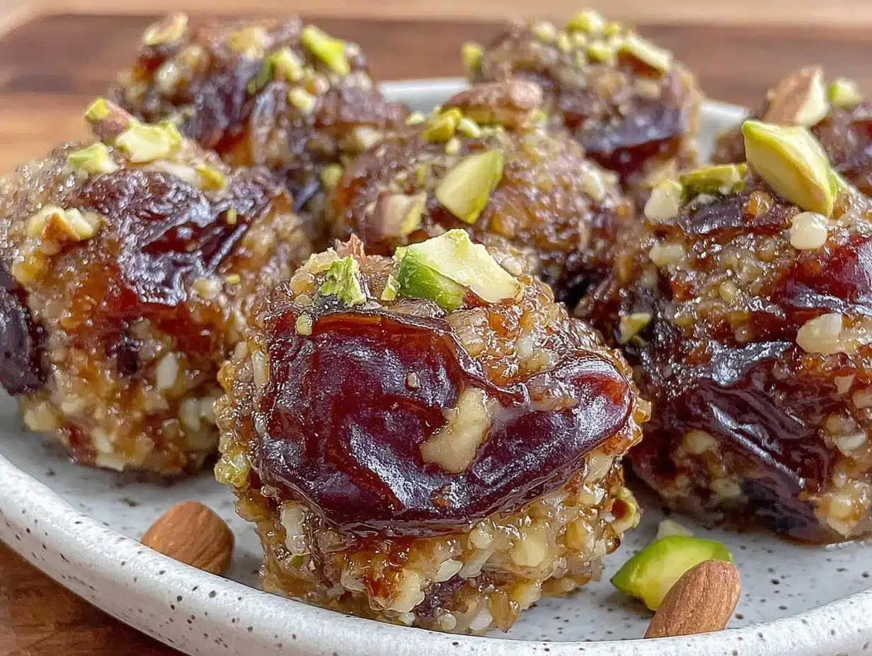 wholesome dates and nuts energy balls preparation steps