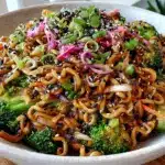 Asian sesame broccoli ramen salad - featured image