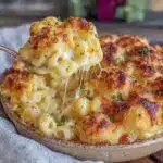 baked truffle mac and cheese - featured image