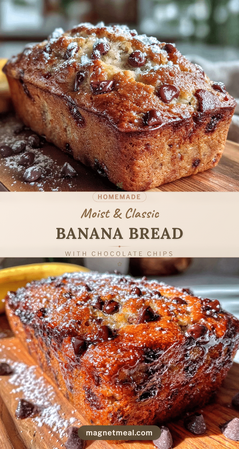banana bread with chocolate chips recipe