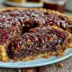 bourbon chocolate pecan pie - featured image