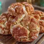brown butter snickerdoodle crinkle cookies - featured image