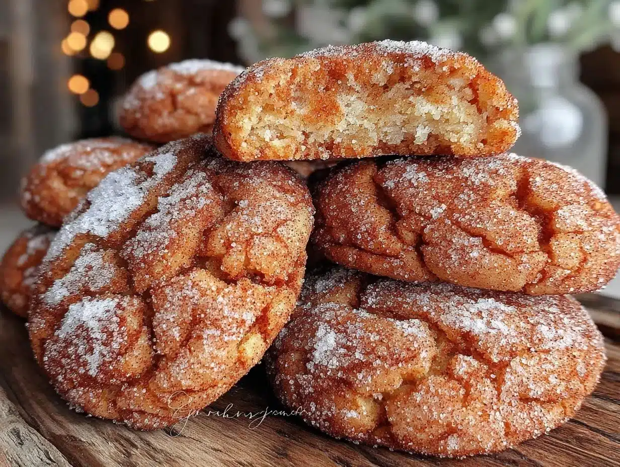 brown butter snickerdoodle crinkle cookies preparation steps