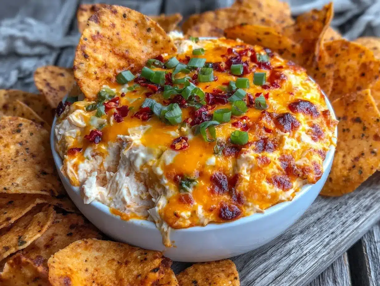 buffalo chicken dip preparation steps