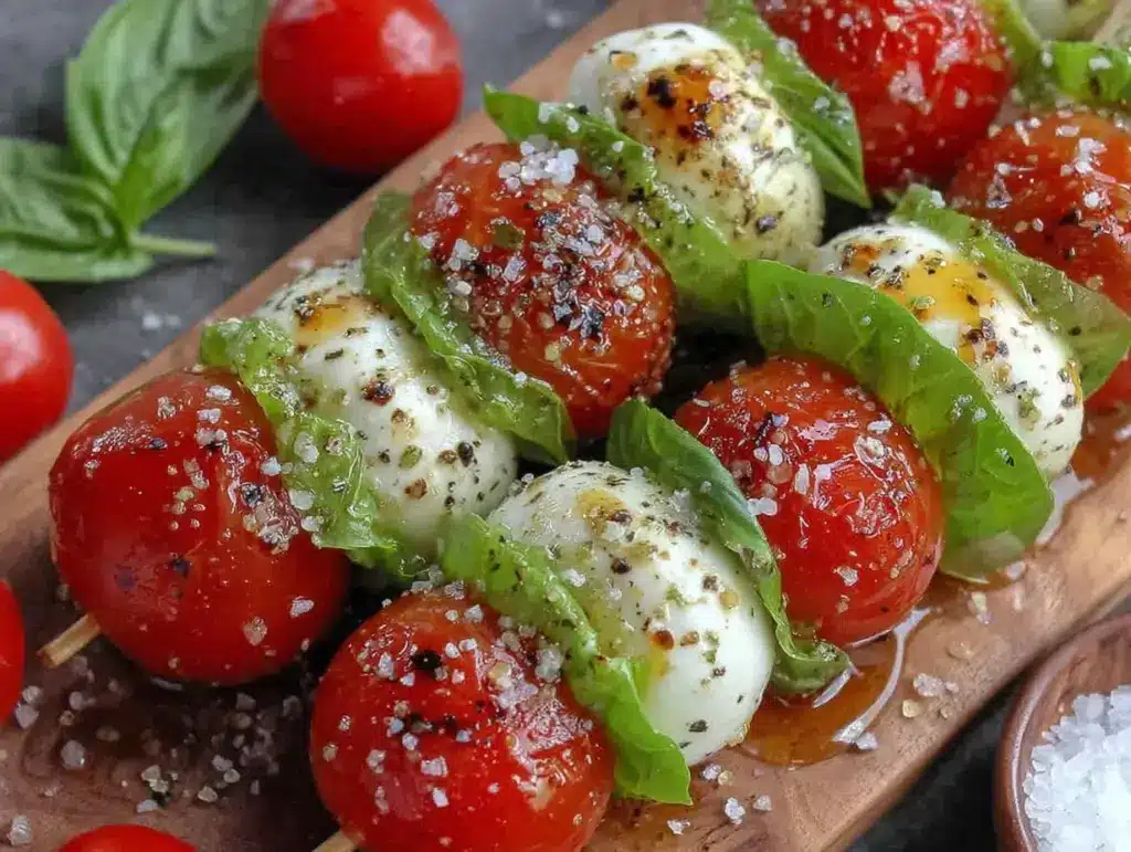 caprese skewer cups - featured image