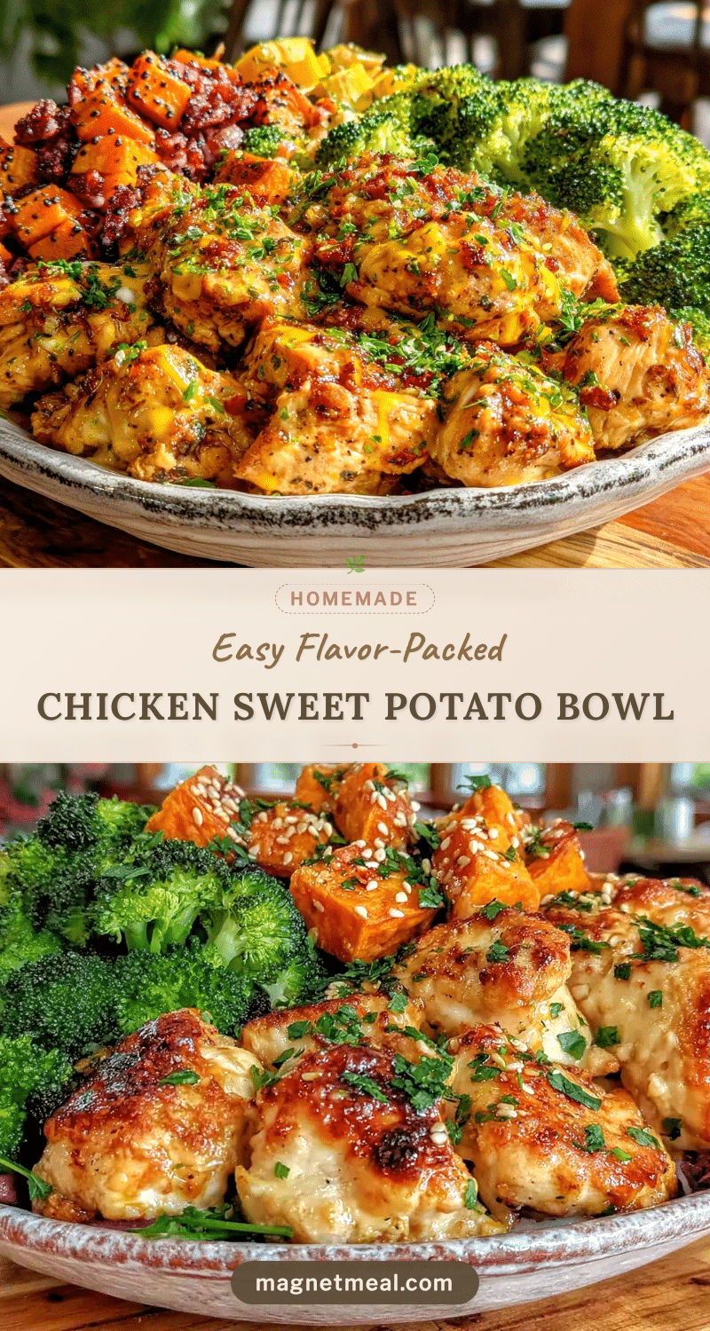 chicken and sweet potato meal prep bowl recipe