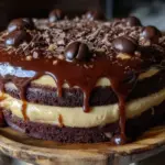 chocolate stout layer cake - featured image