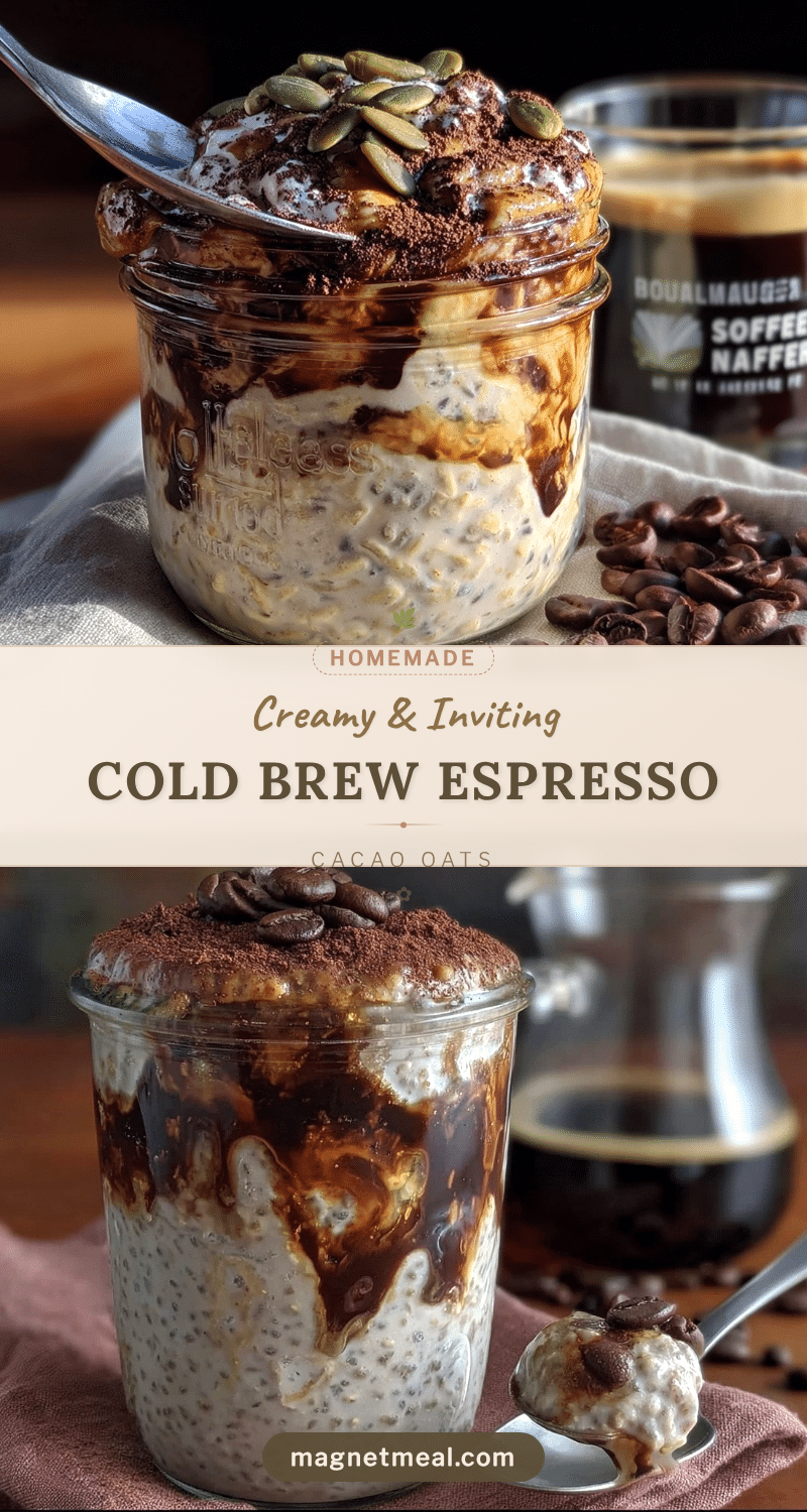 creamy cold brew overnight oats recipe