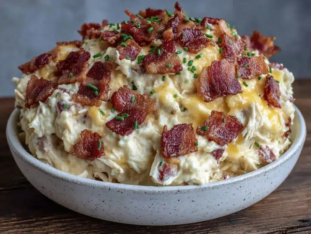 creamy crack chicken dip - featured image