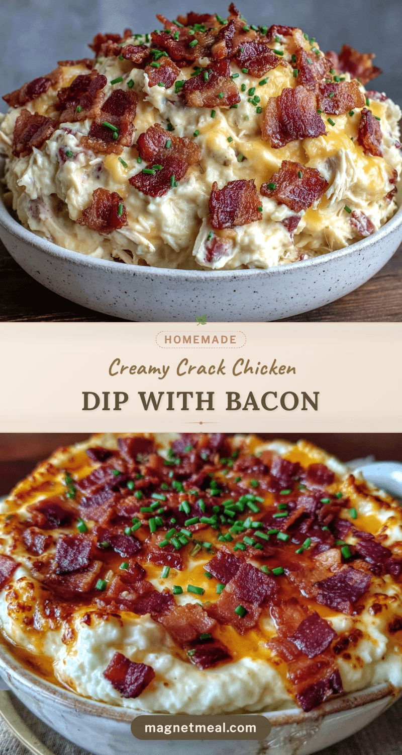 creamy crack chicken dip recipe