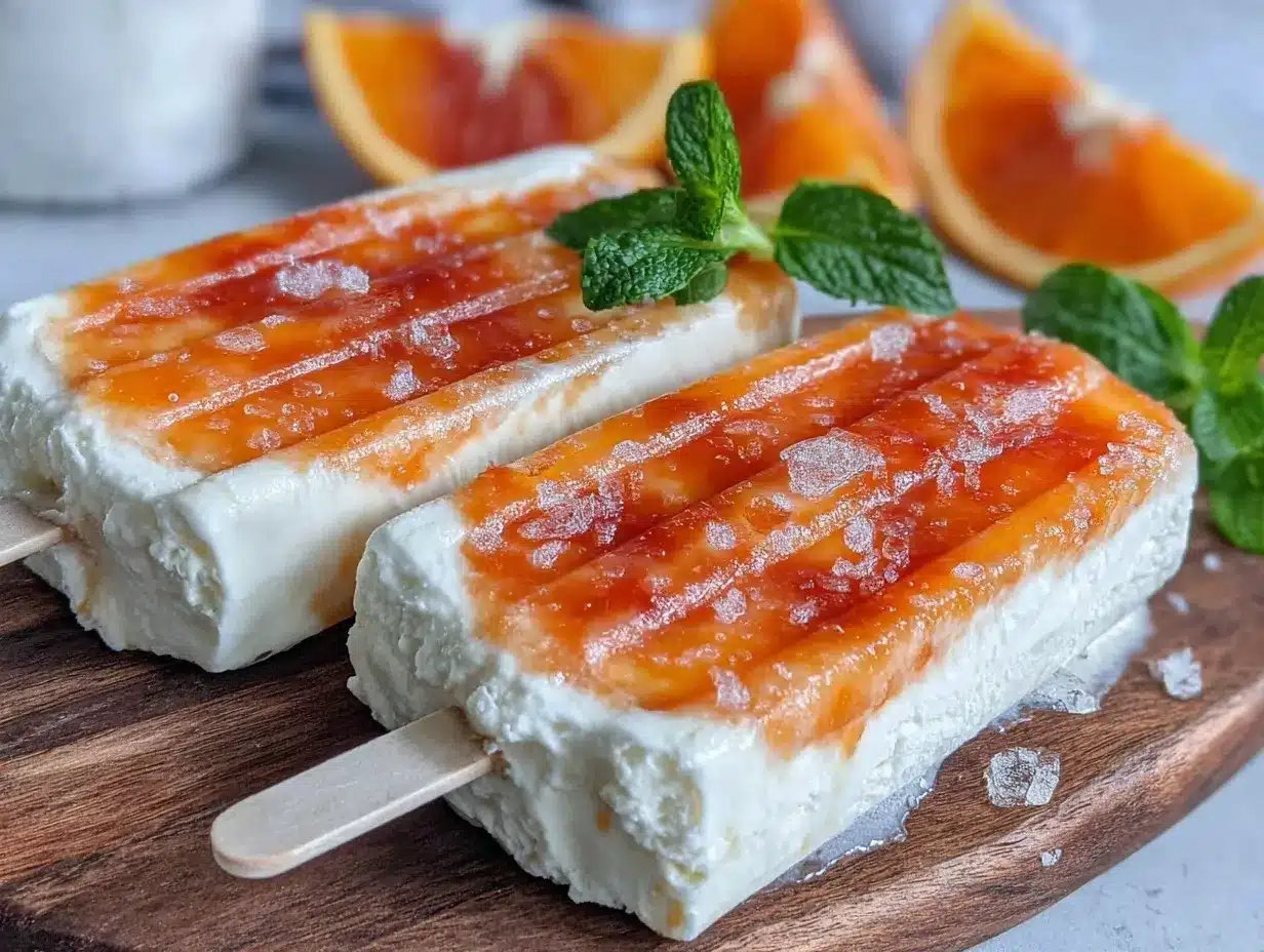 creamy homemade creamsicle bars preparation steps