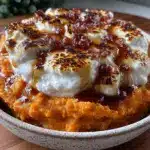 creamy whipped brown butter sweet potatoes - featured image