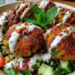 crispy baked falafel bowl - featured image
