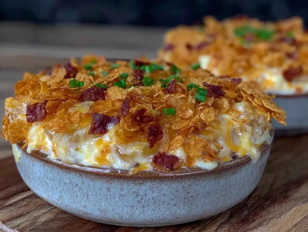 crispy cheesy funeral potatoes - featured image