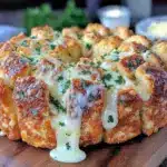 crispy garlic cheese pull-apart bread - featured image