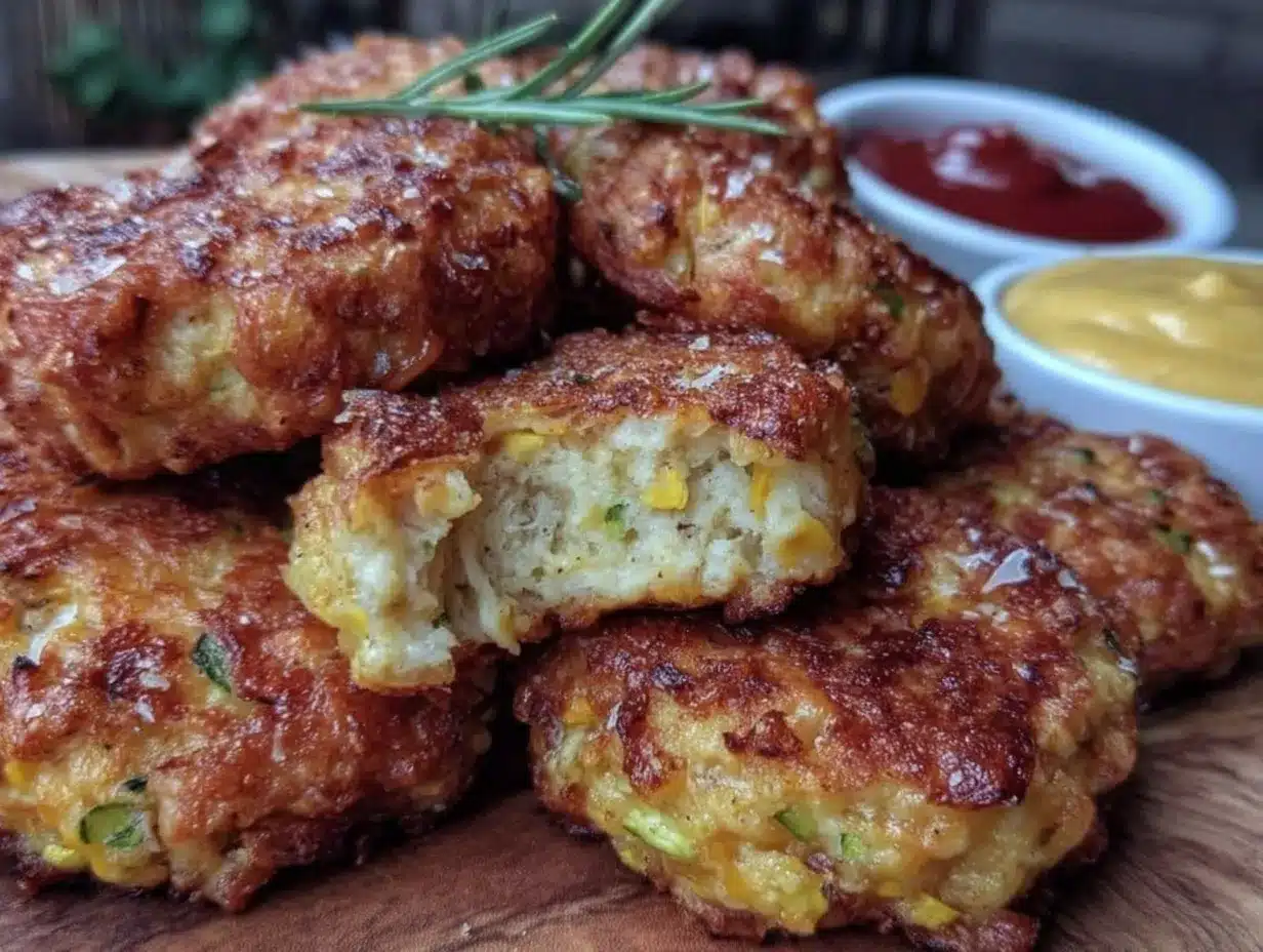 crispy hidden veggie chicken nugget dippers preparation steps
