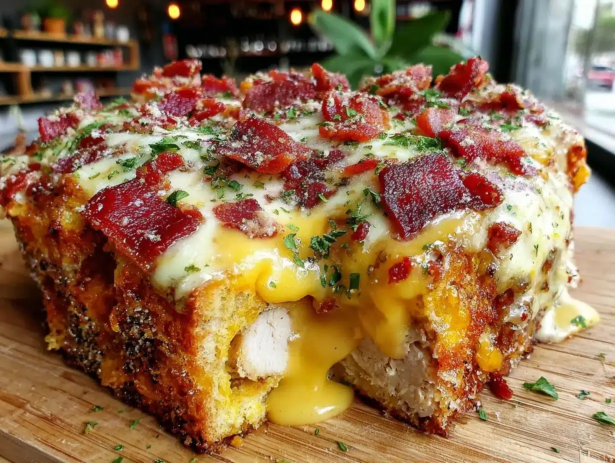 crispy hot brown turkey melt preparation steps