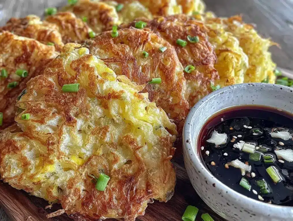 crispy scallion pancakes - featured image