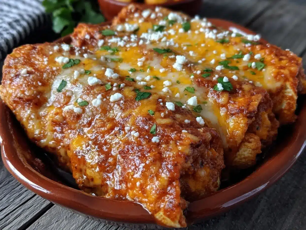 easy cheesy sweet potato black bean enchiladas preparation steps