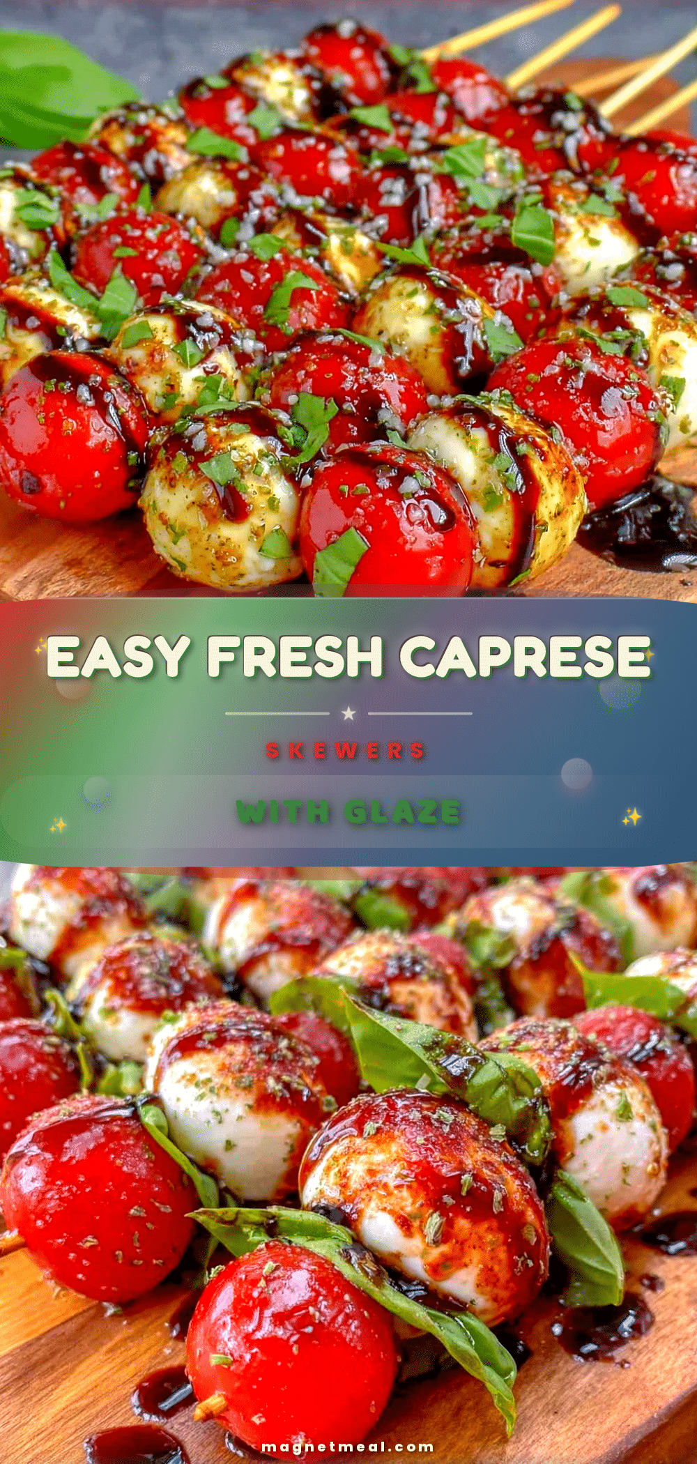 easy fresh caprese skewers recipe