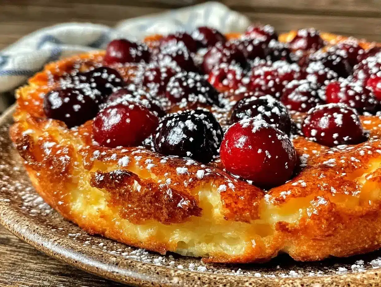 easy fresh cherry clafoutis preparation steps
