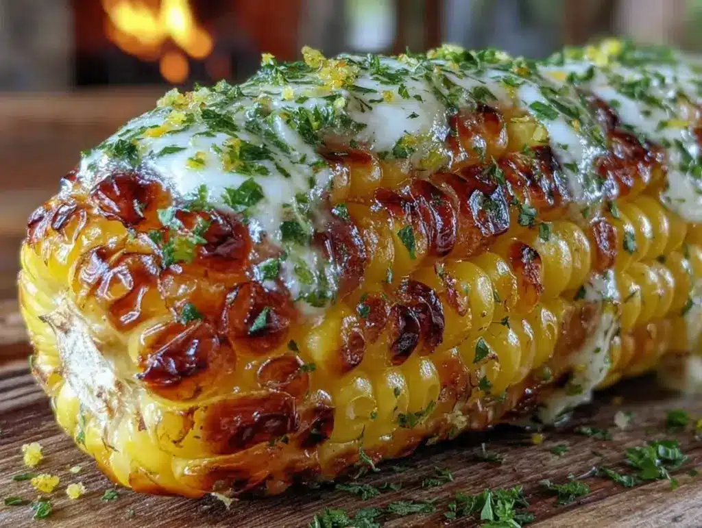 easy zesty grilled corn - featured image
