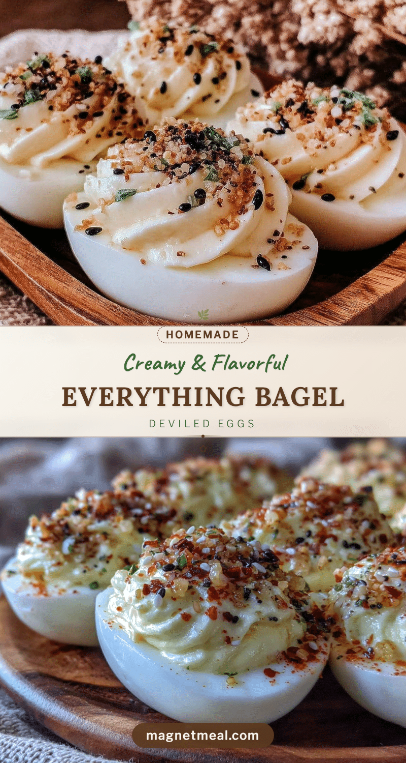 everything bagel seasoning deviled eggs recipe