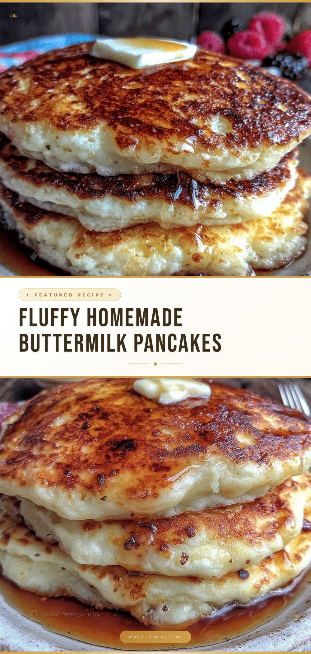 fluffy buttermilk pancakes recipe
