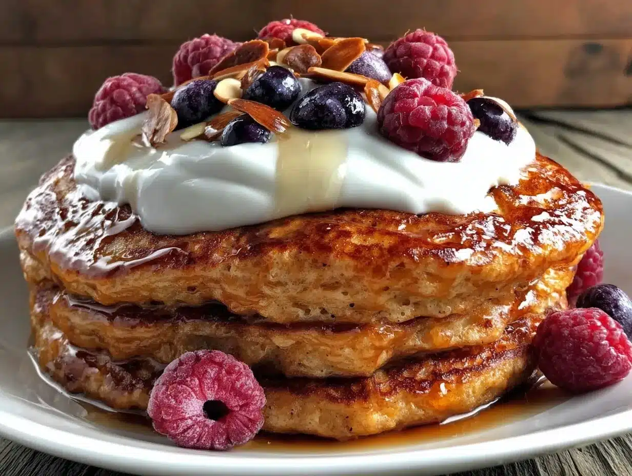 fluffy protein powder pancakes preparation steps