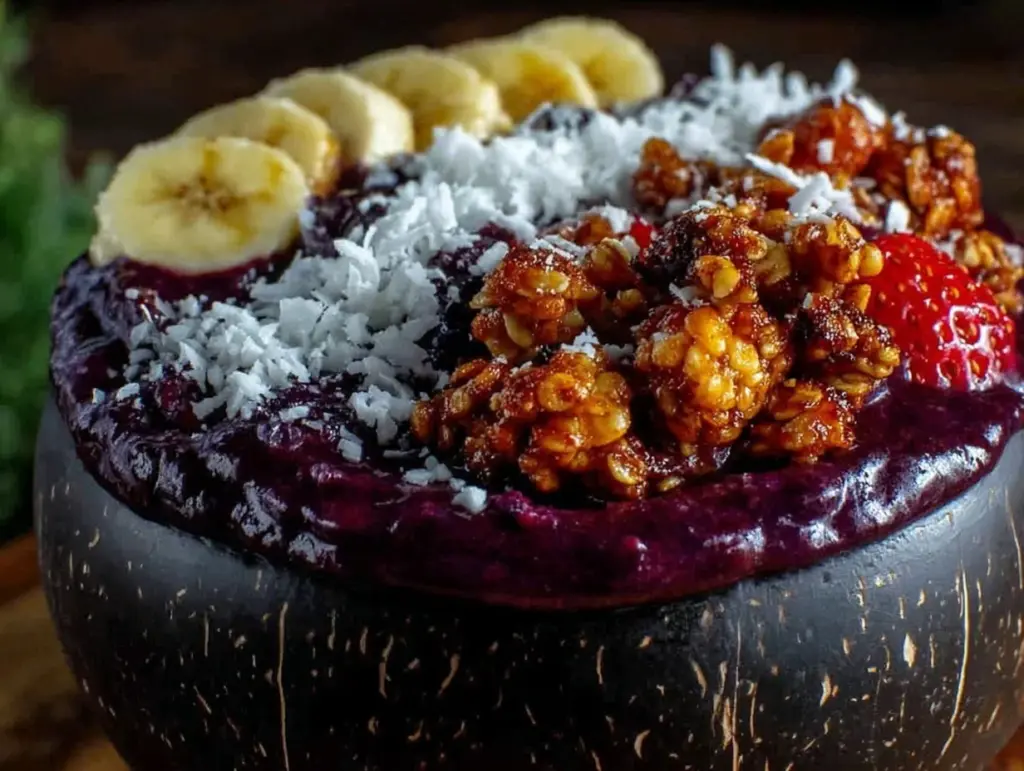 fresh açaí bowl recipe - featured image