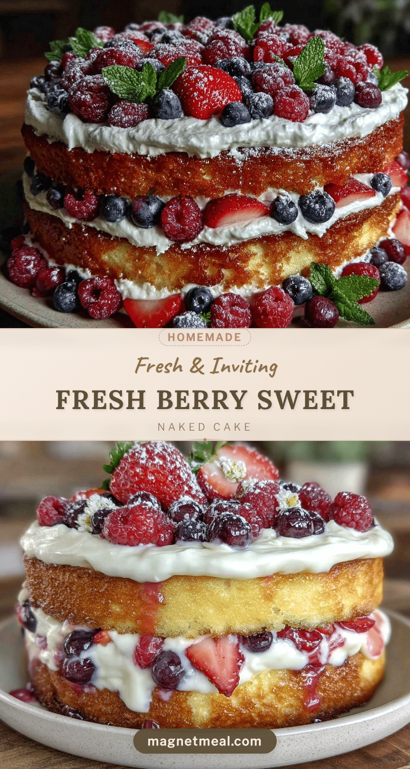fresh berry sweet naked cake recipe