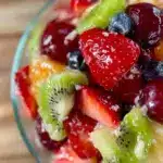 Fresh Honey Lime Rainbow Fruit Salad - featured image