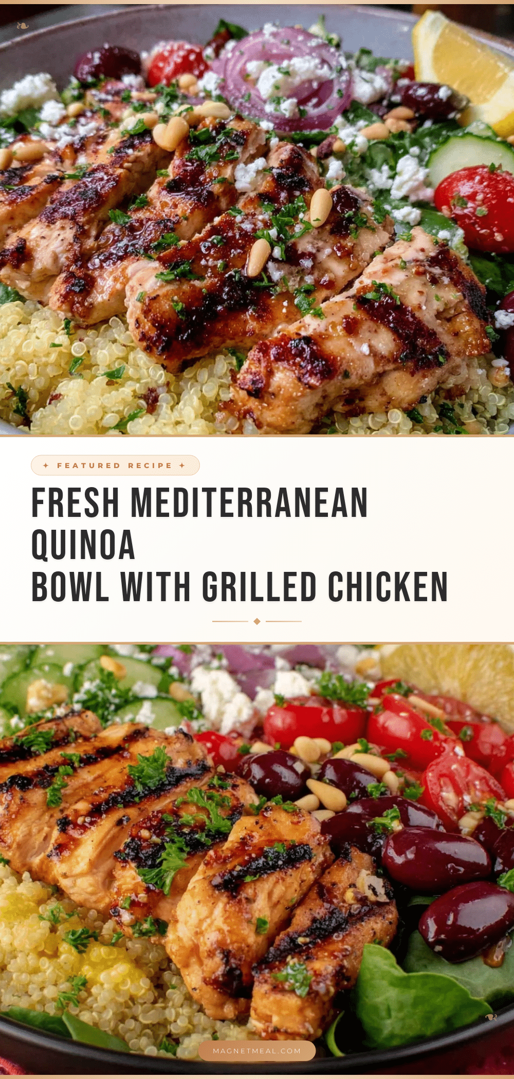 Fresh Mediterranean Quinoa Bowl recipe