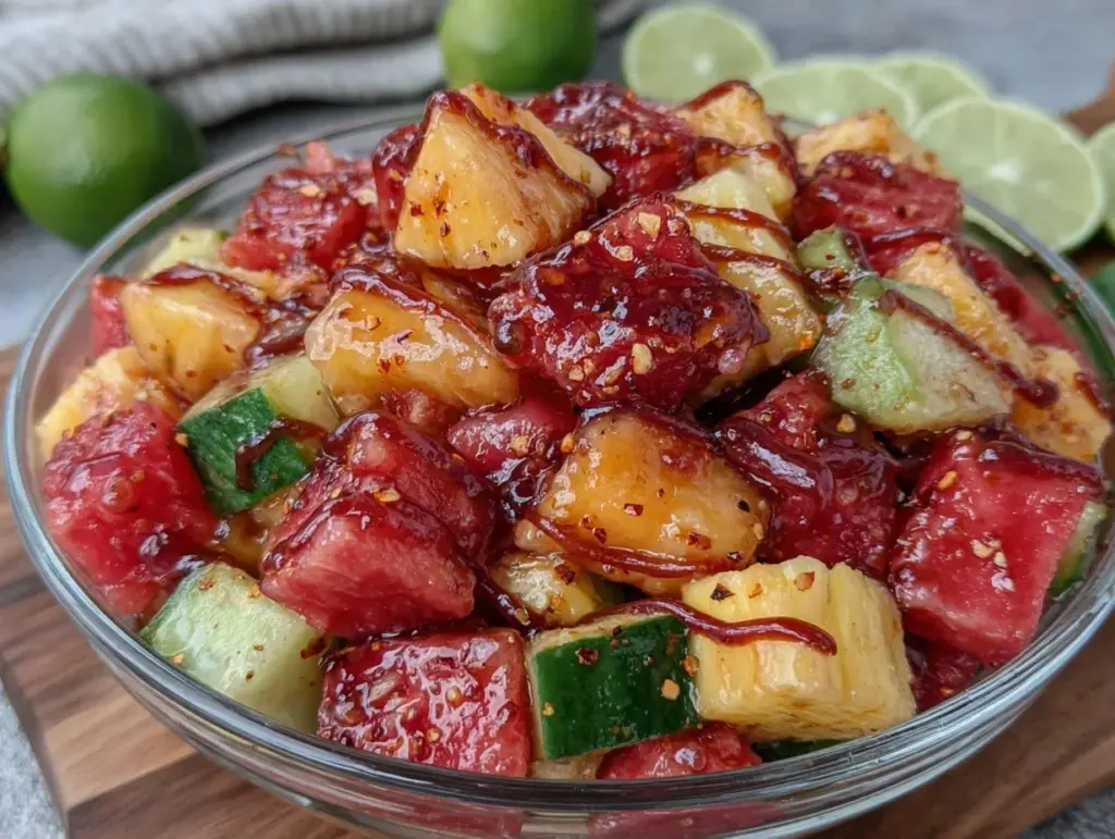 fresh tajin fruit salad - featured image