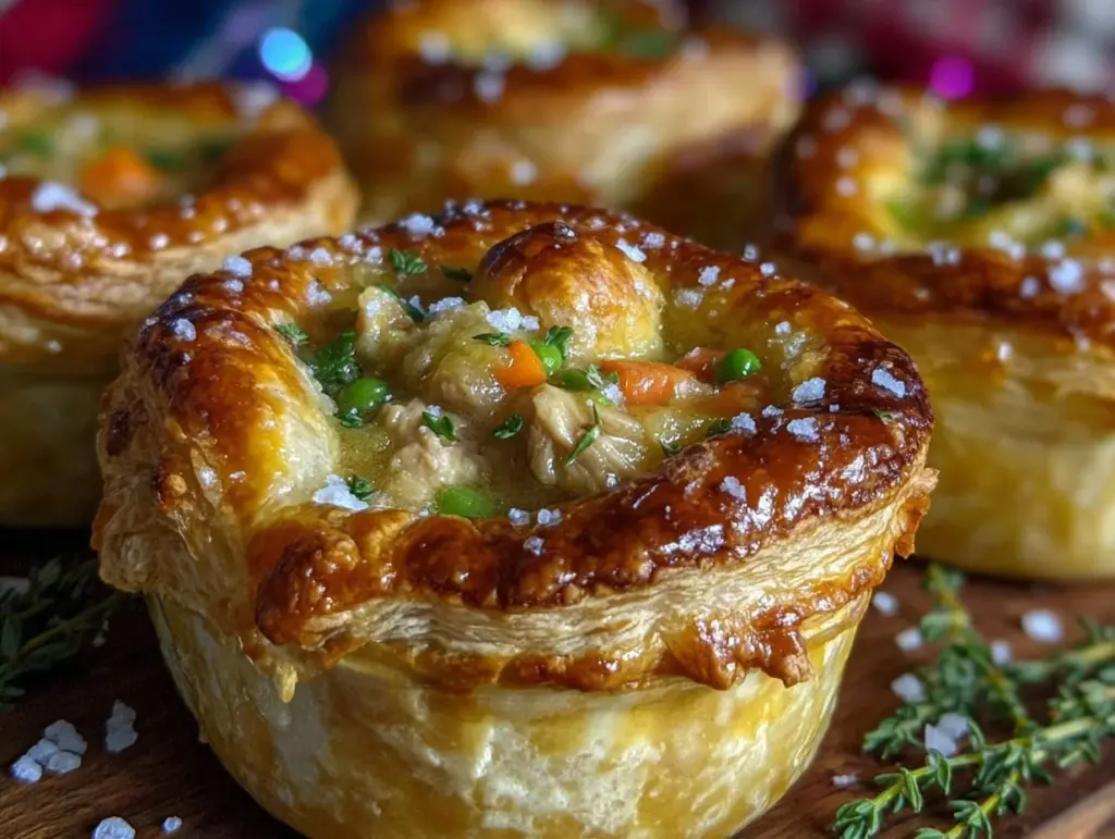 individual turkey pot pies - featured image