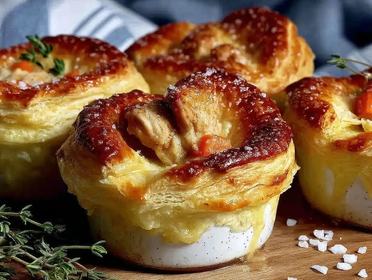 individual turkey pot pies preparation steps