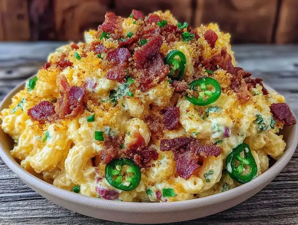 jalapeño popper mac and cheese - featured image