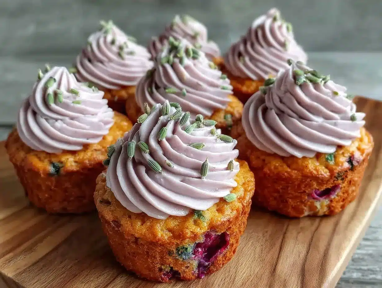 lemon blueberry cupcakes preparation steps