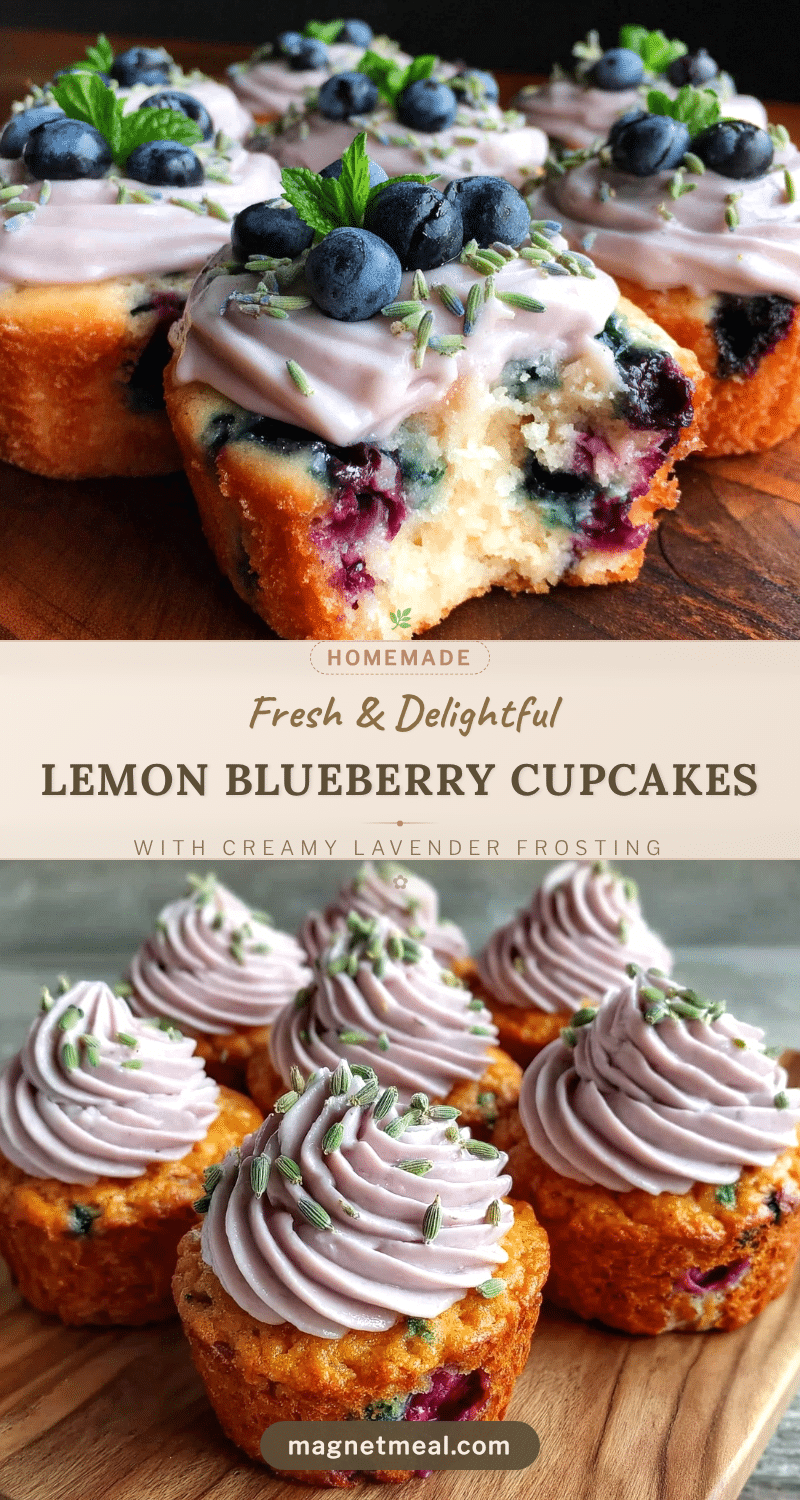 lemon blueberry cupcakes recipe
