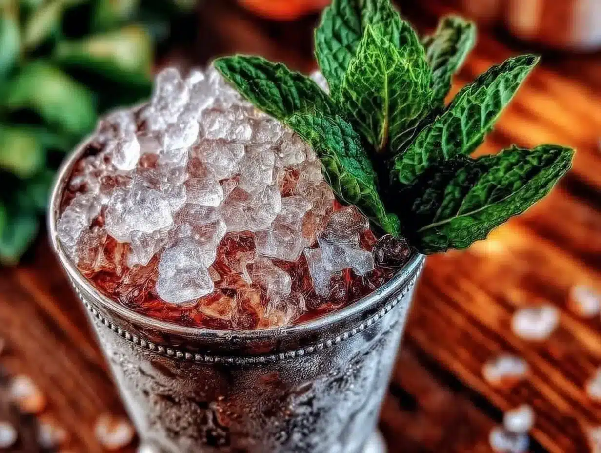 mint julep cocktail preparation steps