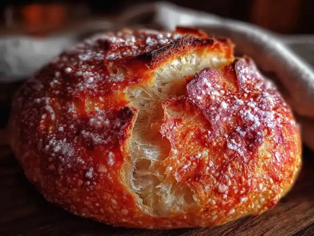 no-knead Dutch oven artisan bread - featured image