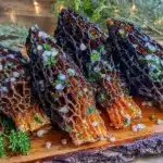 pan-seared morel mushrooms - featured image