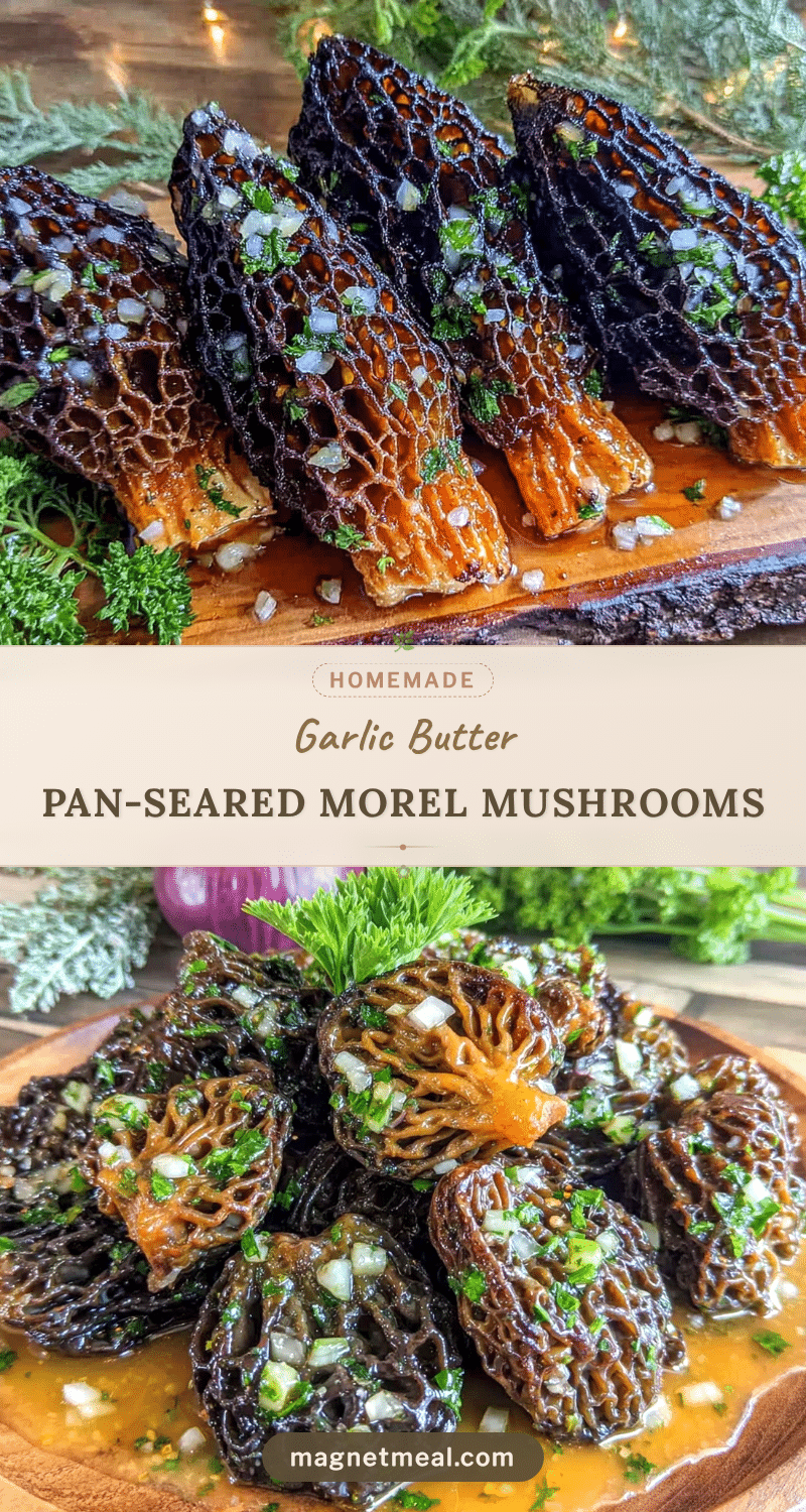 pan-seared morel mushrooms recipe