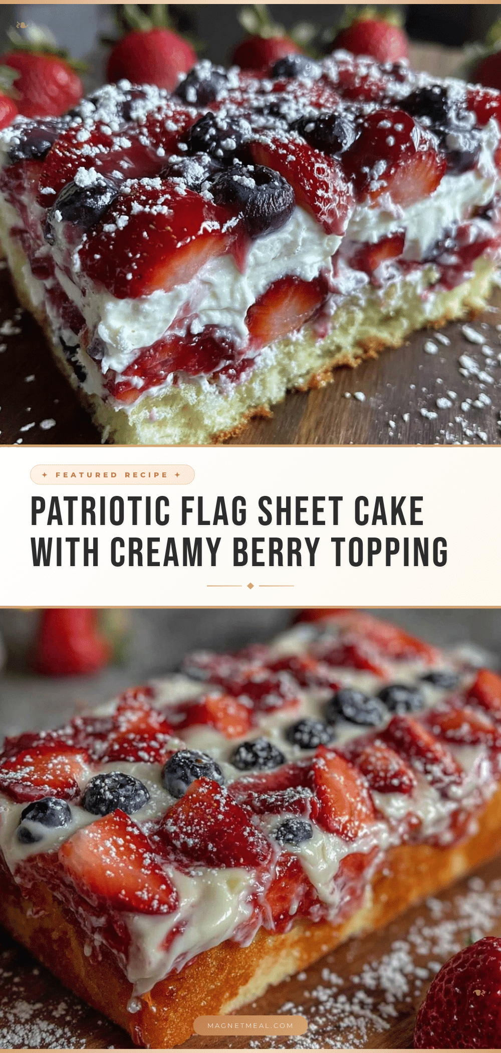 perfect flag sheet cake recipe